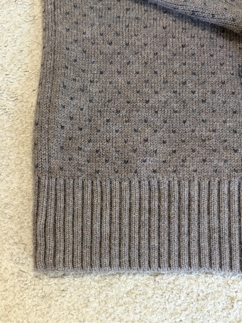 Icebreaker Sweater, Women’s Long Sleeve S Crewneck Wool Sweater in Greige/Blue - Picture 3 of 11